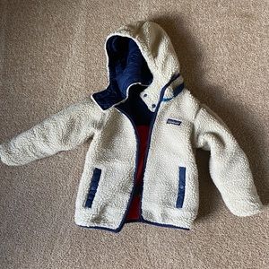 Patagonia Tribbles Reversible Jacket - Blue/Red 4T